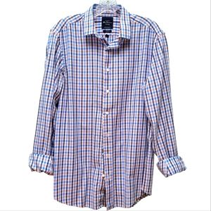 BEN SHERMAN | Plaid Shirt, Sz M, 15-15 1/2 34-35